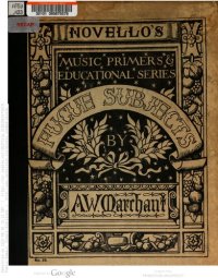 cover of the book Five hundred fugue subjects and answers: ancient and modern selected, arranged, and edited by Arthur W. Marchant