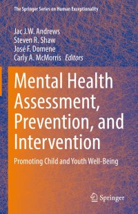 cover of the book Mental Health Assessment, Prevention, and Intervention: Promoting Child and Youth Well-Being