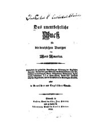 cover of the book Das unentbehrliche Buch für die deutschen Bürger in Nord Amerika [Nordamerika]