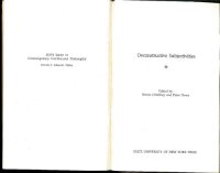 cover of the book Deconstructive subjectivities (-ch 1,4,6,7,8 only-)