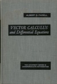 cover of the book Vector Calculus and Differential Equations