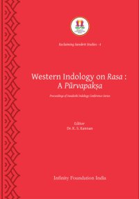 cover of the book Western Indology On Rasa – A Pūrvapakṣa