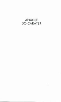 cover of the book Análise do Caráter