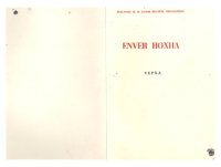 cover of the book Enver Hoxha. Vepra