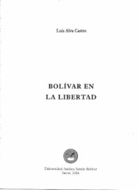 cover of the book Simón Bolívar en La Libertad (Perú)