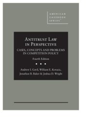 cover of the book Antitrust Law in Perspective - Cases, Concepts and Problems in Competition Policy