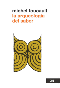 cover of the book La arqueología del saber