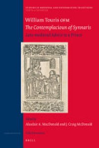 cover of the book William Touris Ofm, the Contemplacioun of Synnaris: Late-Medieval Advice to a Prince