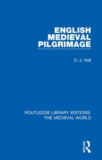 cover of the book English Mediaeval Pilgrimage