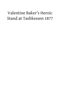 cover of the book Valentine Baker's Heroic Stand at Tashkessen 1877: A Tarnished British Soldier's Glorious Victory