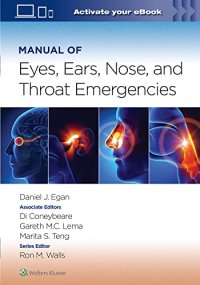 cover of the book Manual of Eye, Ear, Nose, and Throat Emergencies (Volume 1)