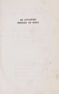 cover of the book An Advanced History of India