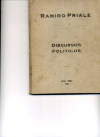 cover of the book Ramiro Prialé. Discursos políticos