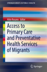 cover of the book Access to Primary Care and Preventative Health Services of Migrants