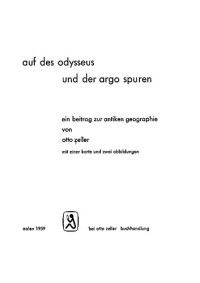 cover of the book Auf des Odysseus und der Argo Spuren: ein Beitrag zur antiken Geographie