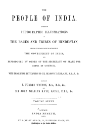 cover of the book The People of India