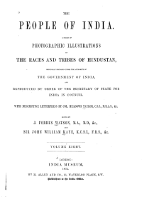 cover of the book The People of India