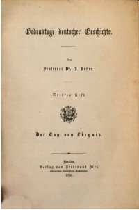 cover of the book Der Tag von Liegnitz