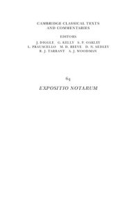 cover of the book Expositio Notarum