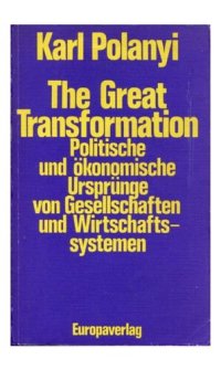 cover of the book The Great Transformation. Politische und ökonomische Ursprünge von Gesellschaften und Wirtschaftssystemen