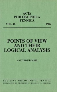 cover of the book Points of View and Their Logical Analysis