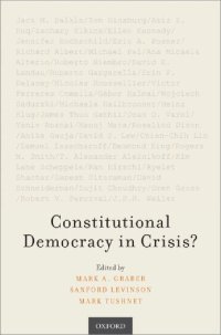 cover of the book Constitutional Democracy in Crisis?