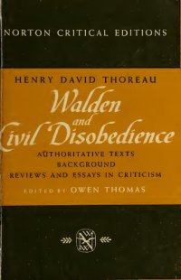 cover of the book Walden and Civil Disobedience