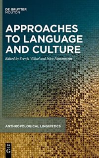 cover of the book Approaches to Language and Culture