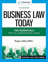 cover of the book Business Law Today - The Essentials: Text & Summarized Cases (MindTap Course List)