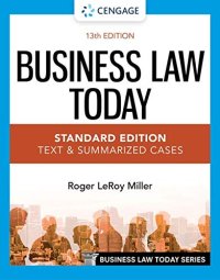 cover of the book Business Law Today - Standard Edition: Text & Summarized Cases (MindTap Course List)