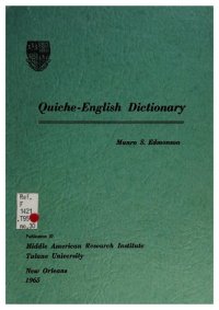 cover of the book Quiche-English dictionary