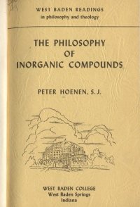 cover of the book The Philosophy of Inorganic Compounds