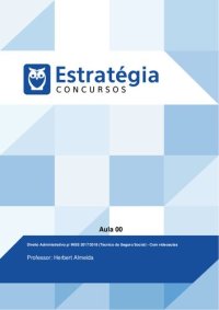 cover of the book Apostila de Noções de Direito Administrativo para concurso INSS 2017/2018 (Técnico do Seguro Social) - teoria e exercícios comentados