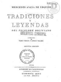 cover of the book Tradiciones y leyendas del folklore boliviano