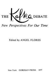 cover of the book The Kafka Debate: New Perspectives for Our Time