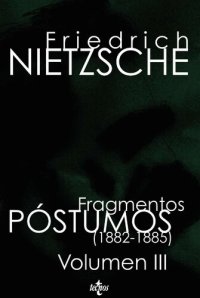 cover of the book Fragmentos póstumos III (1882 - 1885)