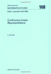 cover of the book Continuous Linear Representations