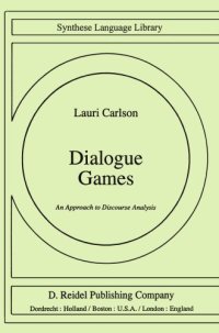 cover of the book Dialogue Games: An Approach to Discourse Analysis 