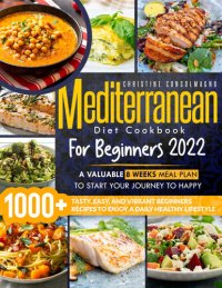 cover of the book Mediterranean Diet Cookbook for Beginners 2022