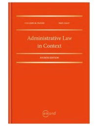 cover of the book Administrative Law in Context, 4th Edition