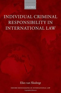 cover of the book Individual Criminal Responsibility in International Law