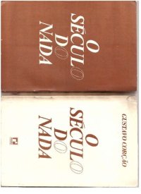 cover of the book O Século do Nada