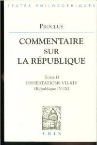 cover of the book Commentaire sur la République