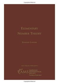 cover of the book Elementary Number Theory