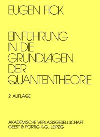 cover of the book Einführung in die Grundlagen der Quantentheorie