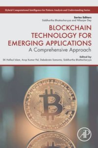 cover of the book Blockchain Technology for Emerging Applications: A Comprehensive Approach