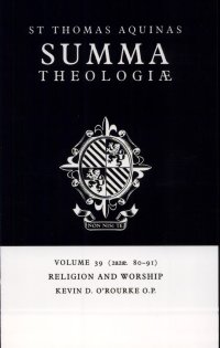 cover of the book Summa Theologiae: Volume 39, Religion and Worship: 2a2ae. 80-91