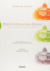 cover of the book Direito Internacional Privado. Teoria e Prática Brasileira