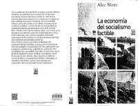 cover of the book La Economía del Socialismo Factible