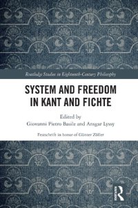 cover of the book System and Freedom in Kant and Fichte